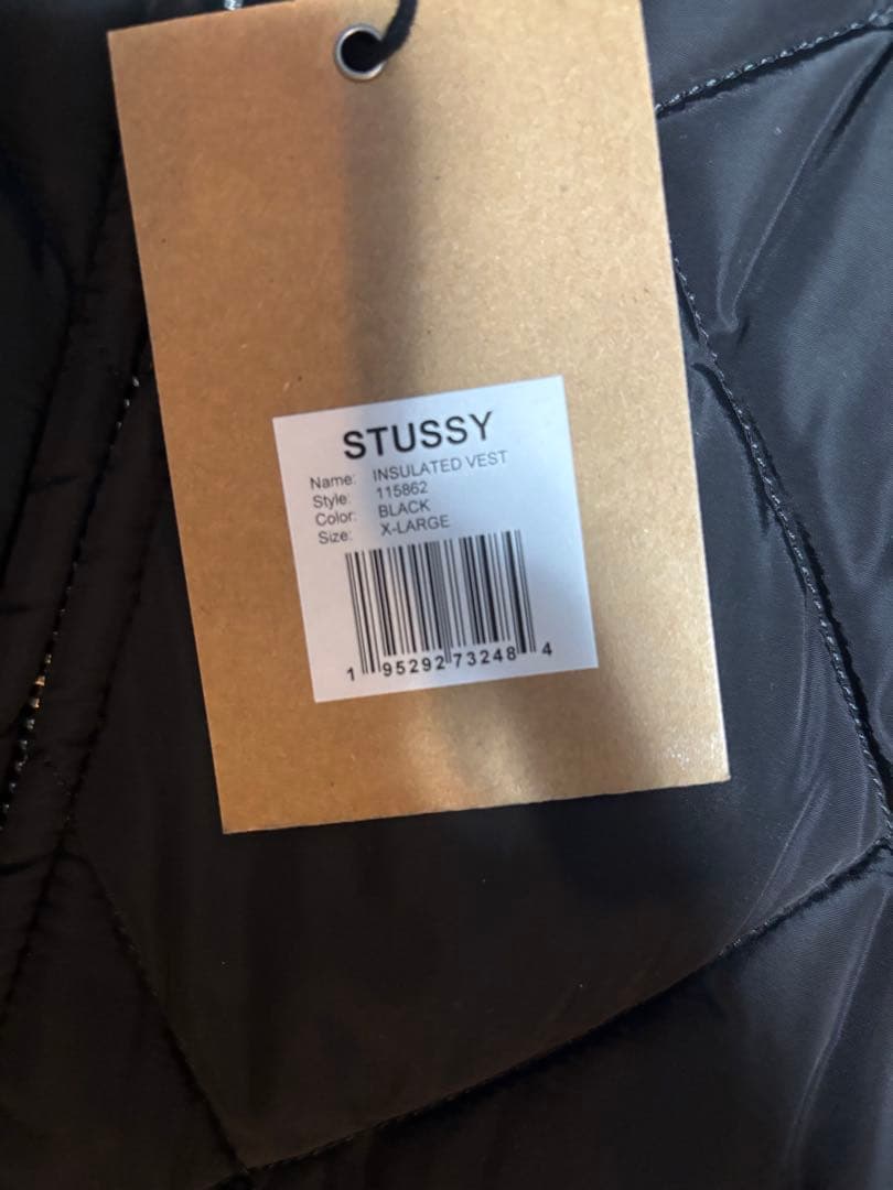 Stussy キルティングベスト DIAMOND QUILTED VEST xl