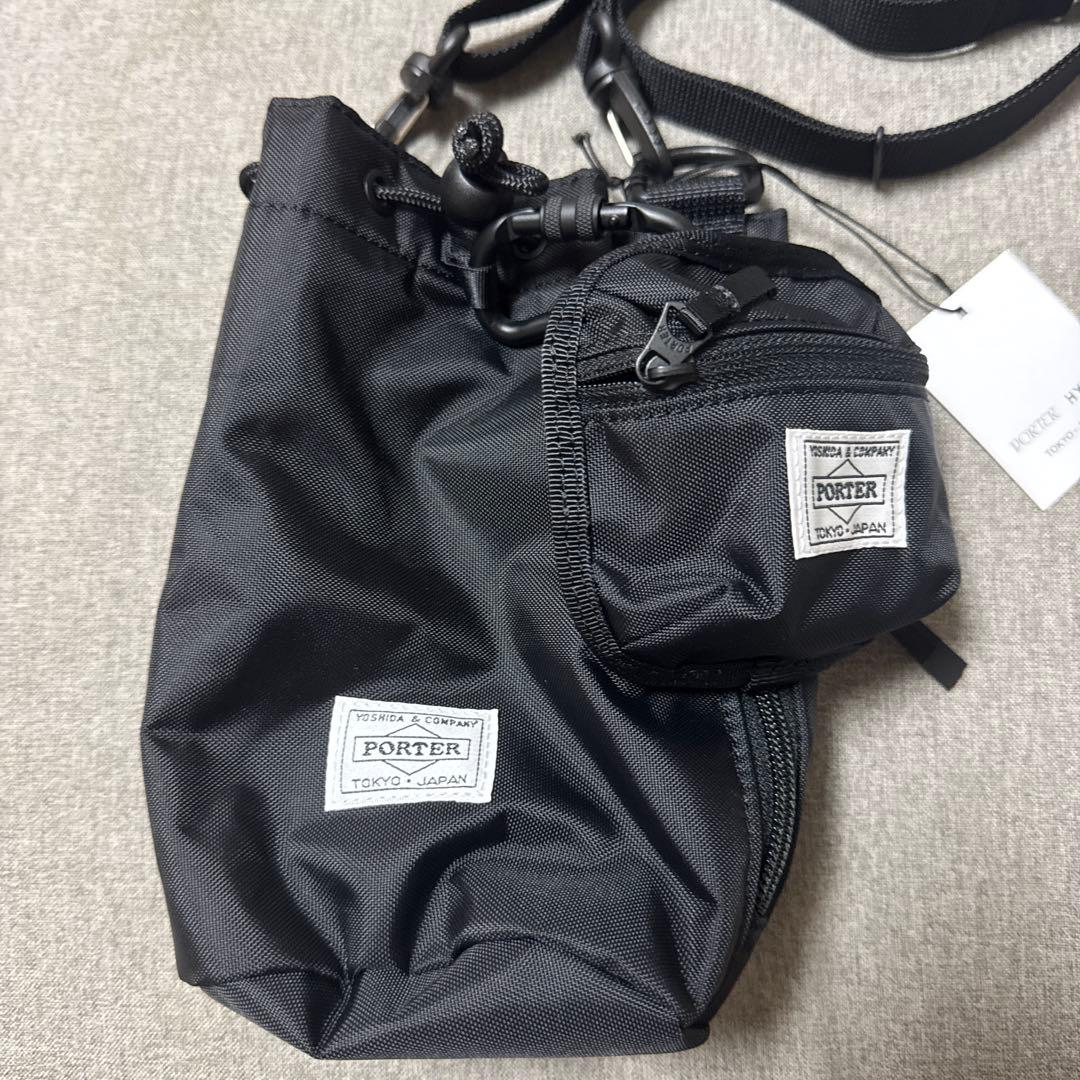 PORTER HYKE ブラック ショルダーバッグ
