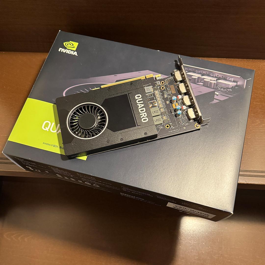 【美品/箱付】NVIDIA Quadro P2200 5GB 動作確認済