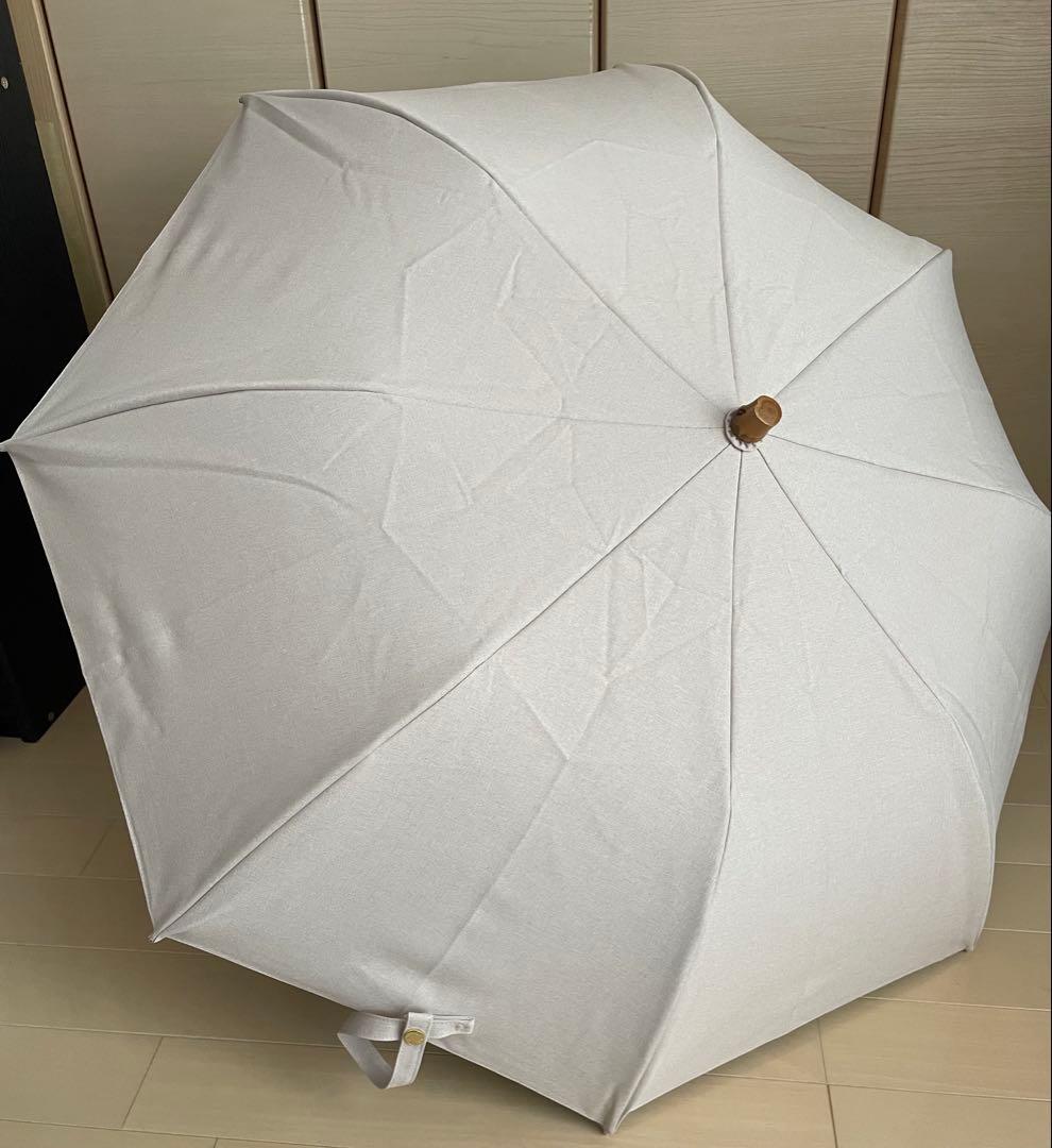 untule 2段 EASY 折りたたみ日傘　シャンブレー ピンク