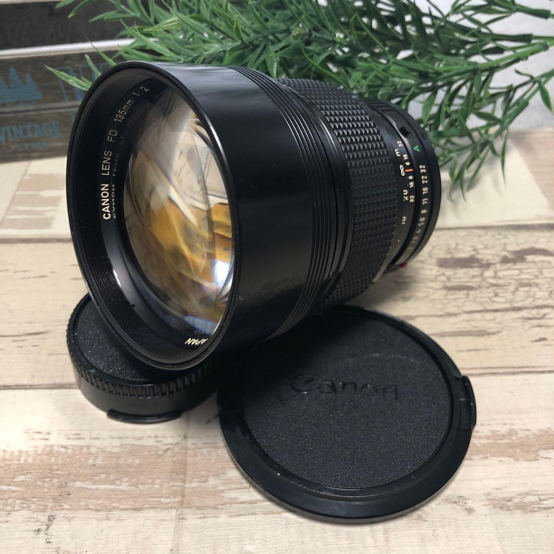 Canon LENS FD 135mm F2 望遠レンズ