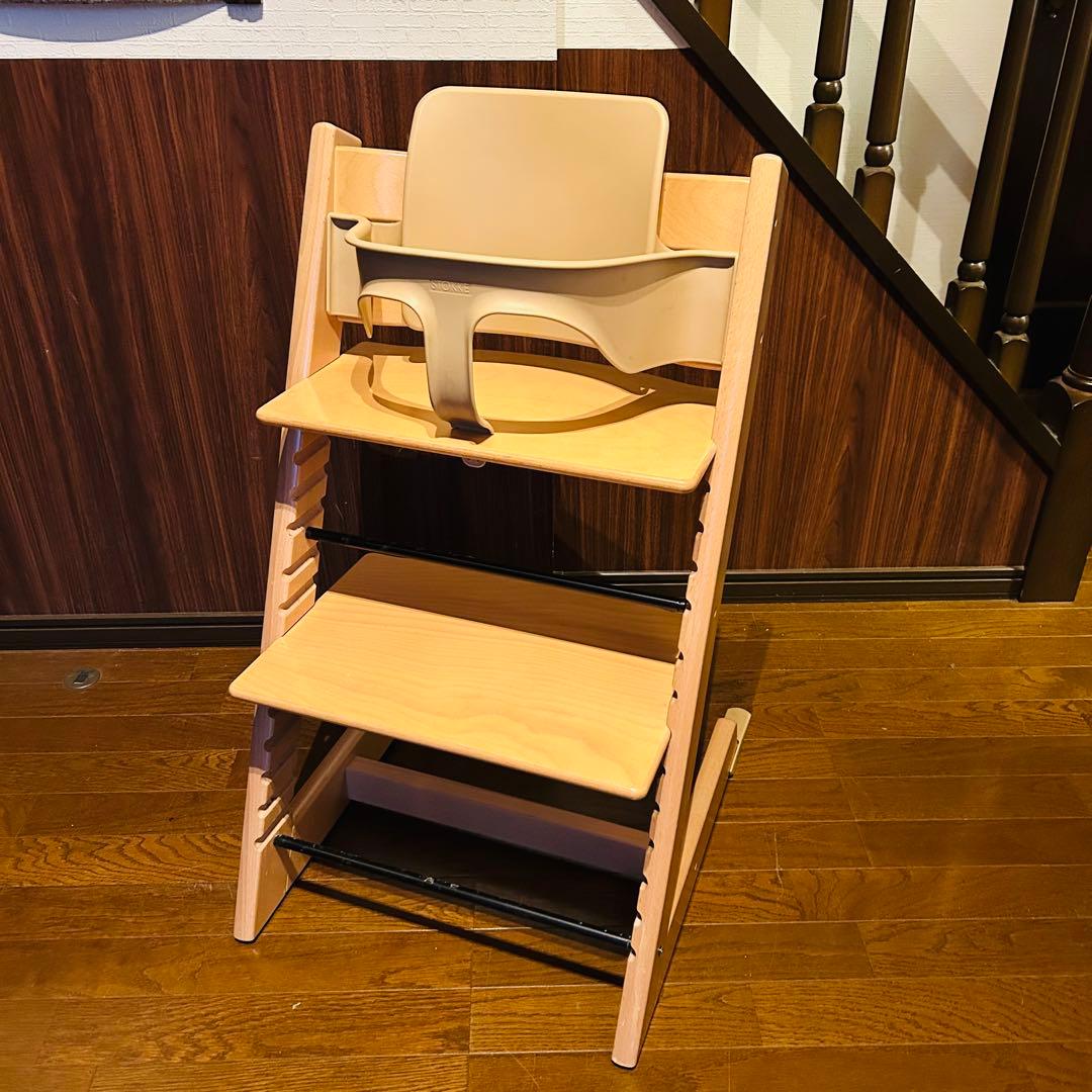 【良品】ストッケ トリップトラップ ベビーセット付き シリアル6