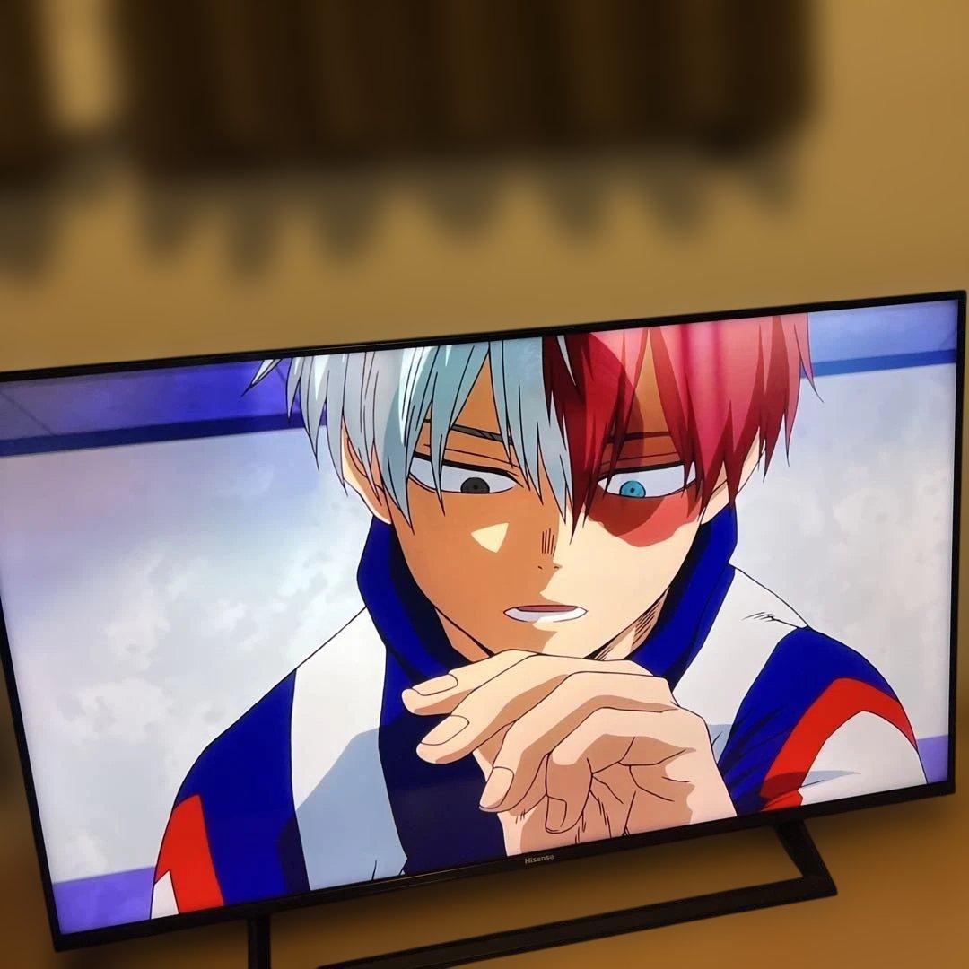 美品！ハイセンス hisense 43型　4Kテレビ 43E6800　19年製