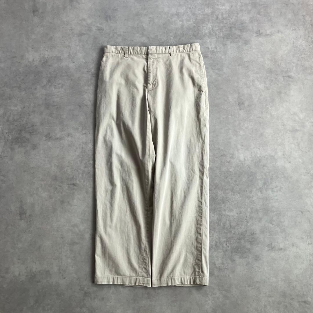 90s bananarepublic ワイド チノ パンツ cityboy 古着