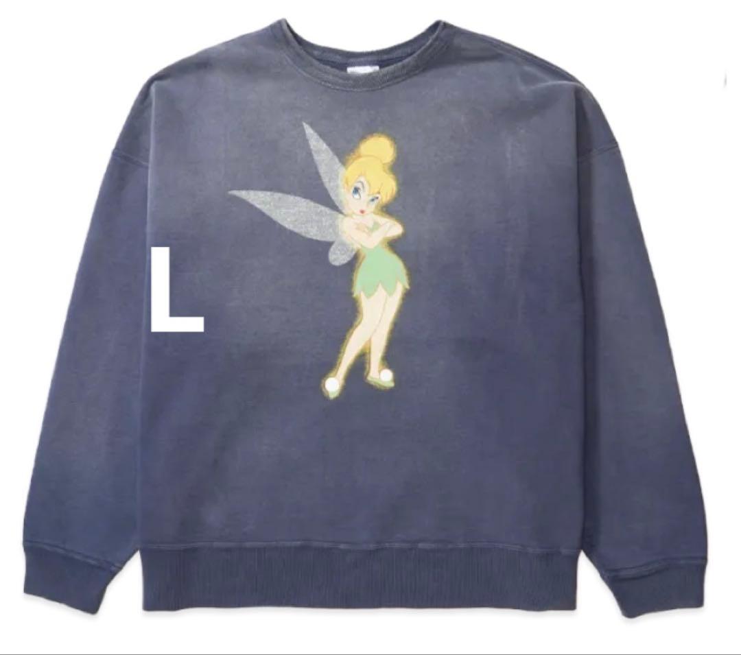 セントマイケル x ディズニー DSN クルーネックスウェット ティンカーベル