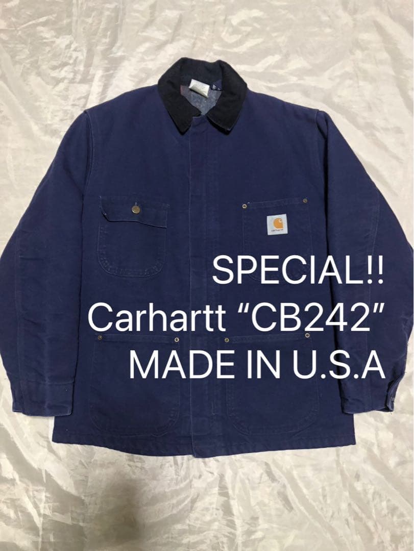 超スペシャル 状態◎ 93’s USA製 Carhartt ジップチョアコート