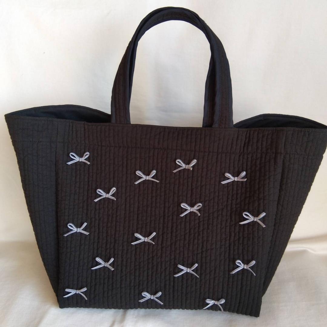 外ポケット W マグネット 底板ポリ黒 RG☆ピクニックトート☆ ダークグレー