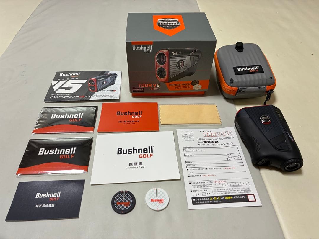 h*e様 Bushnell Tour V5 ボーナスパックゴルフ用距離計