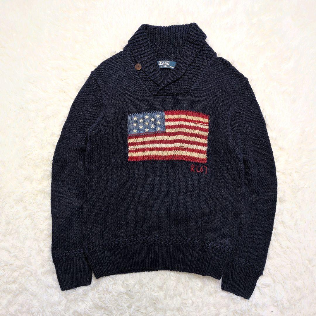 Polo by Ralph Lauren ラルフローレン 星条旗 セーター