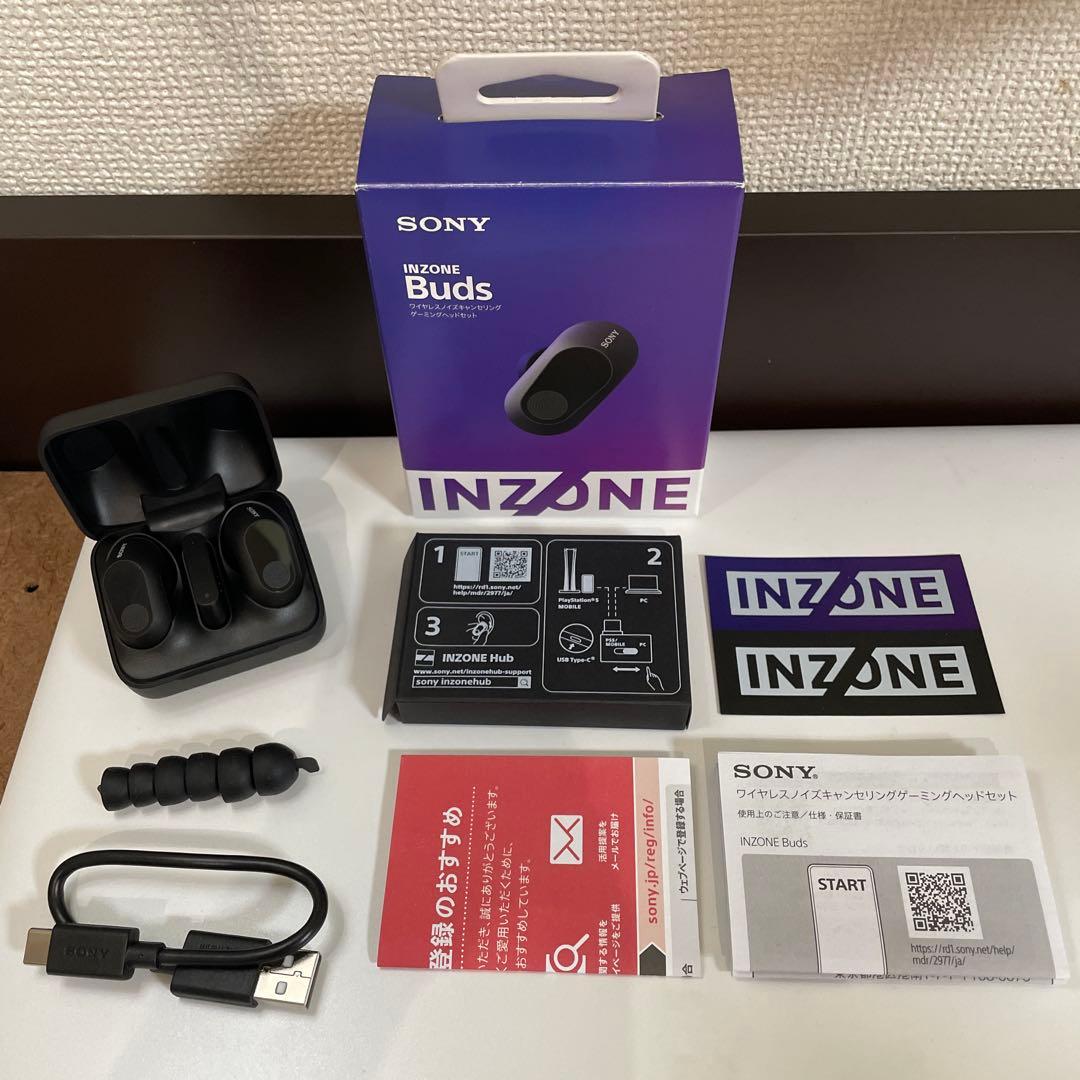 SONY INZONE Buds ワイヤレスイヤホン　ブラック