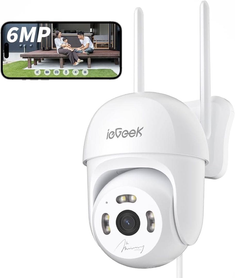 ✨残り1点✨ 【ieGeek】モデル·600万画素·全方位防犯　防犯カメラ