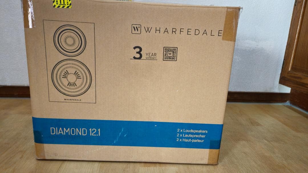 Wharfedale スピーカー 2ウェイ ブラック