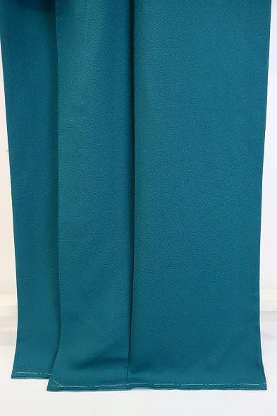 ★専用★未使用品 色無地 納戸色 縮緬地 縫い一つ紋 163cm 裄丈68cm