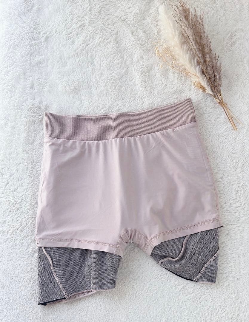 adidas アディダスニットセットアップ 長袖 ロゴ入りピンクベージュブラック