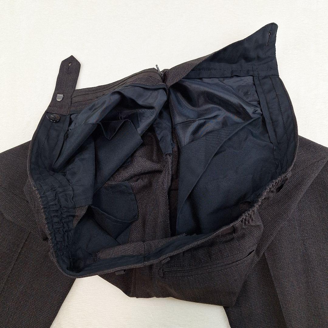 美品✨スーツセレクト　4S　洗えるビジネススーツ　マイクロ千鳥　AB5