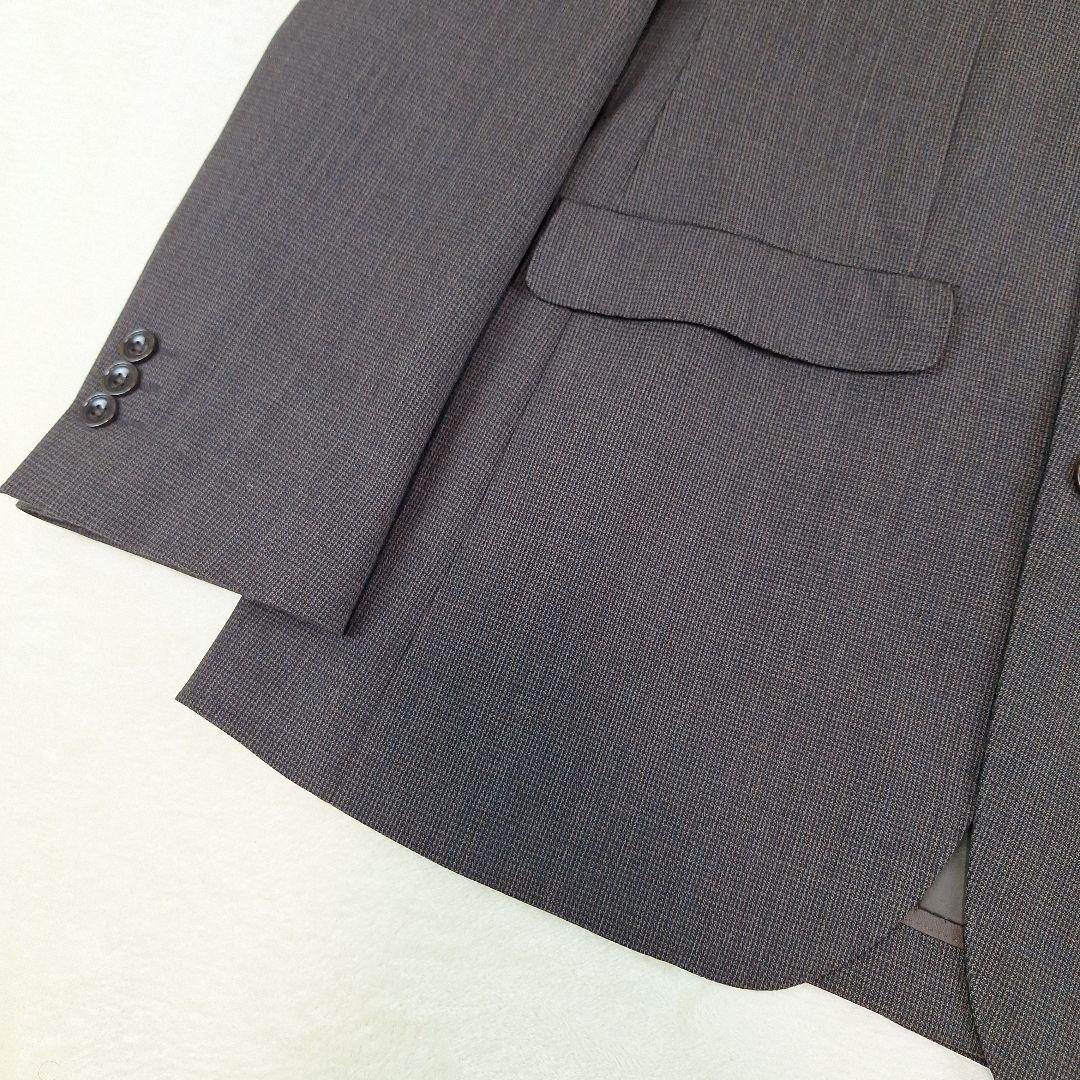 美品✨スーツセレクト　4S　洗えるビジネススーツ　マイクロ千鳥　AB5