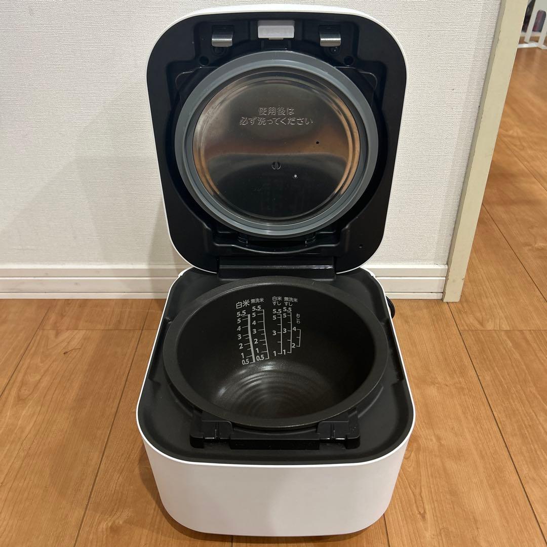 TOSHIBA 真空圧力IHジャー炊飯器5.5合2025年製ホワイト