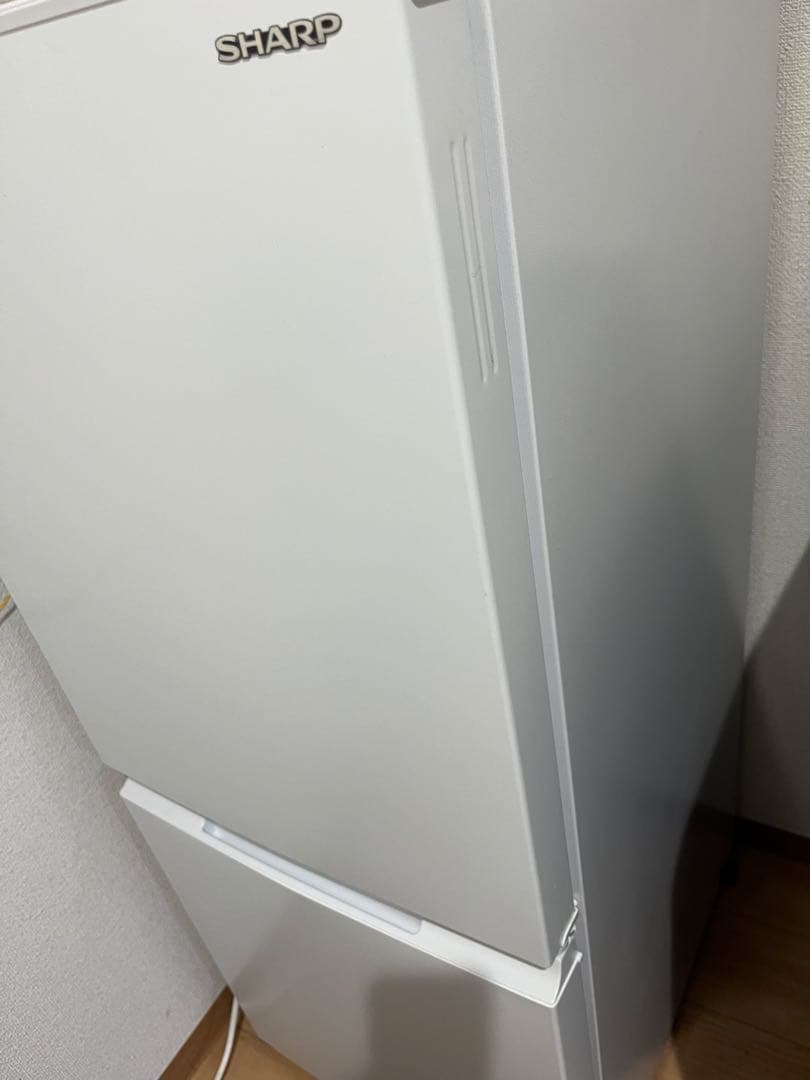 送料込み　SHARP冷蔵庫 SJ-D15J-W 152L 日付指定・開梱・設置