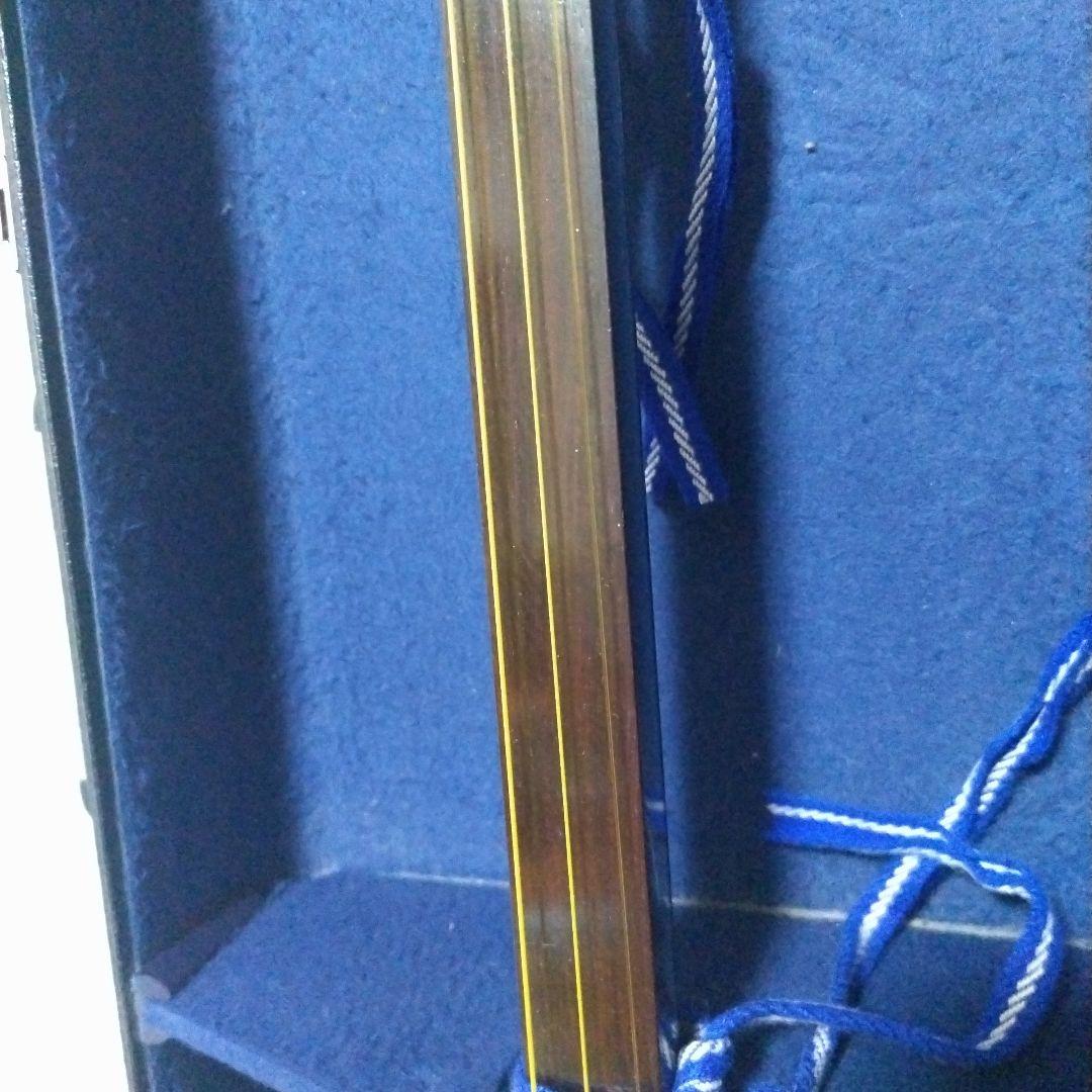 三味線 中棹 東さわり有り　短棹　破れ無し　ハードケース付き
