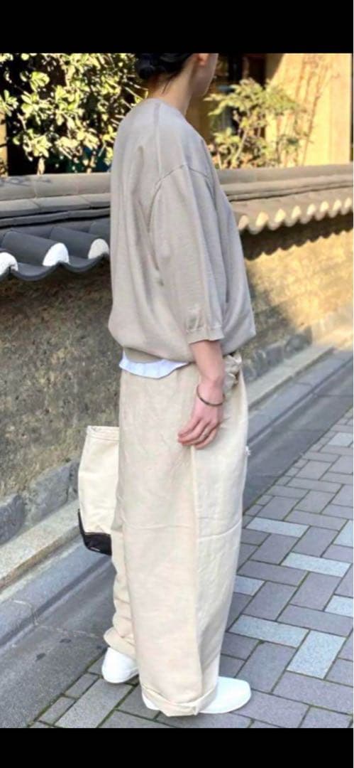 カフェオレ☆ボウル 様☆ジャーナル　ポプリンワッシャー イージーパンツ