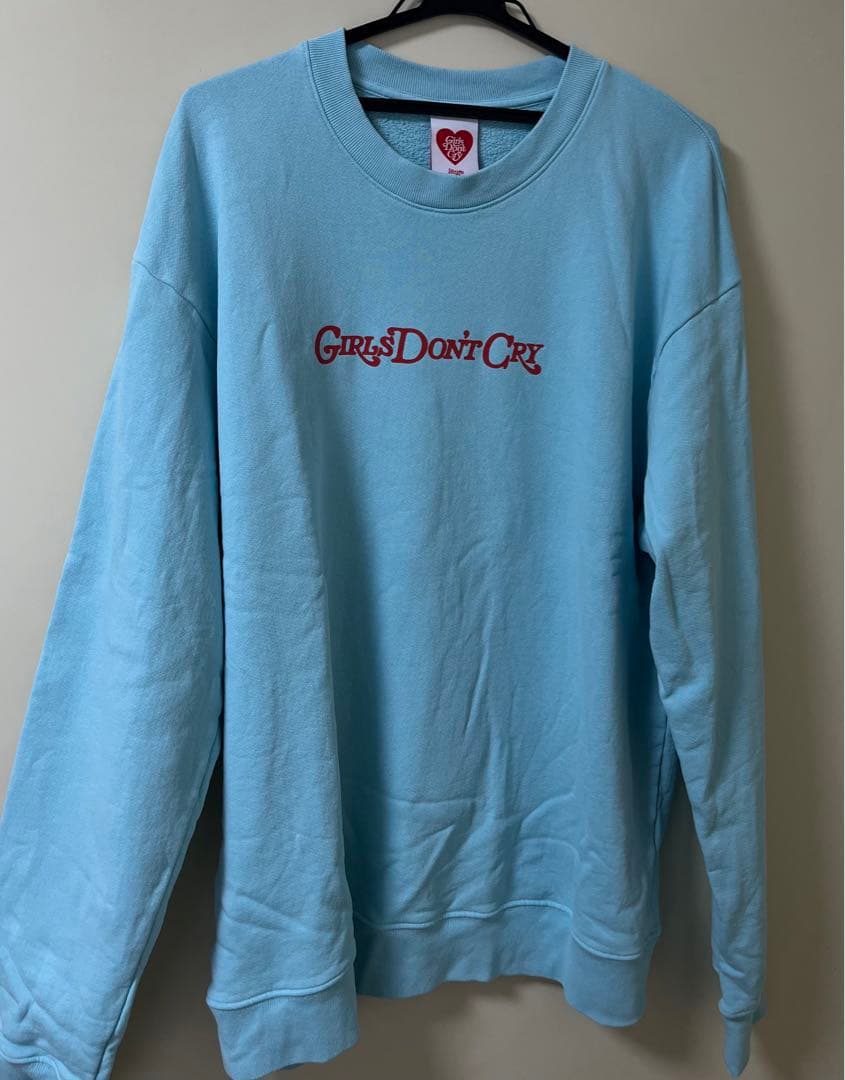 【良品】Girls Don't Cry スウェット　L