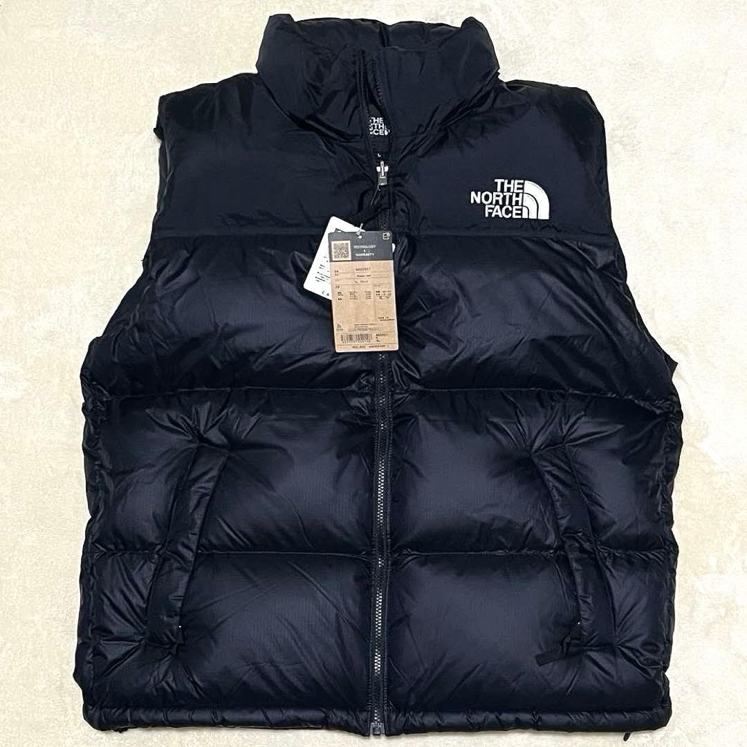 新作2025モデル ザノースフェイス ヌプシ ダウンベスト ブラック 92557
