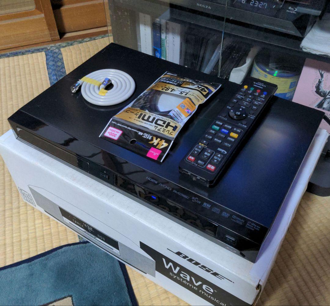 人気！録画時間３倍大増量！安心予防保守！東芝ブルーレイレコーダー　D-BZ510