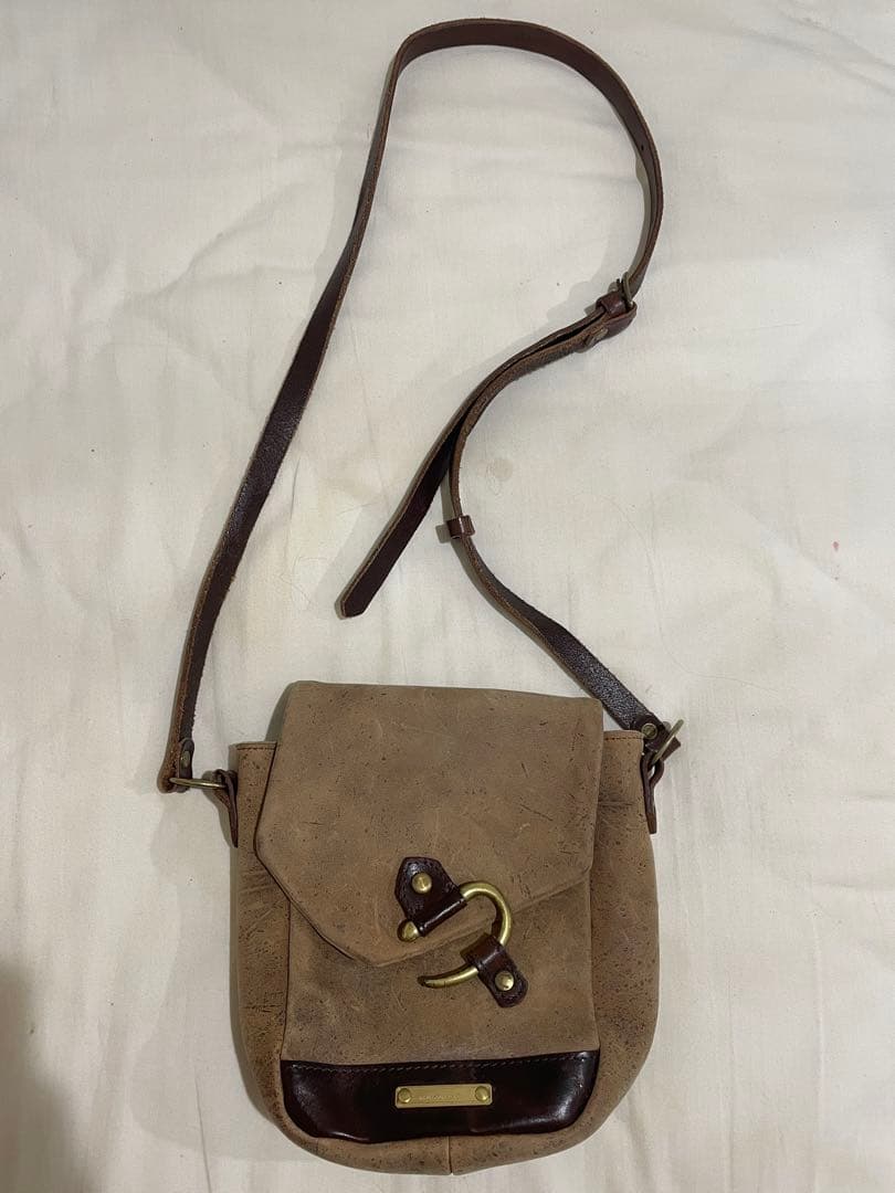 Ryu continental ショルダーバッグ　クーズーレザー