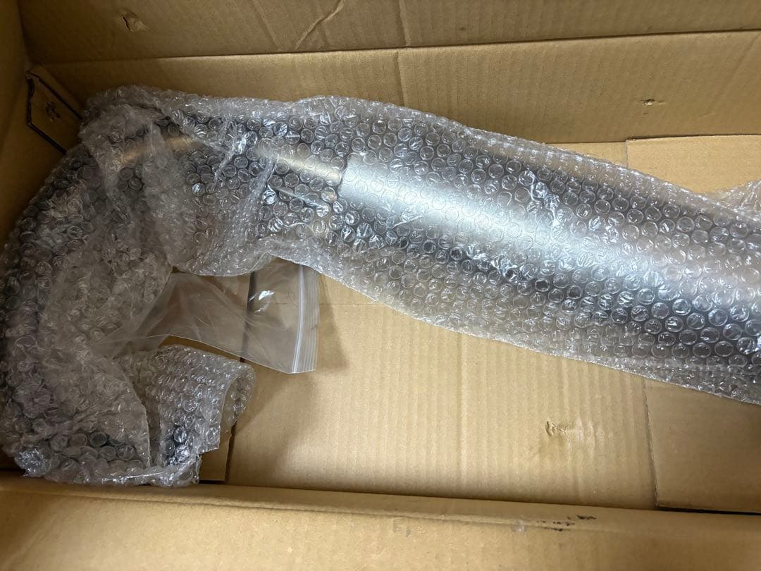 スーパーディオ　af27 af28ステンレス マフラー 取り付け金具付き