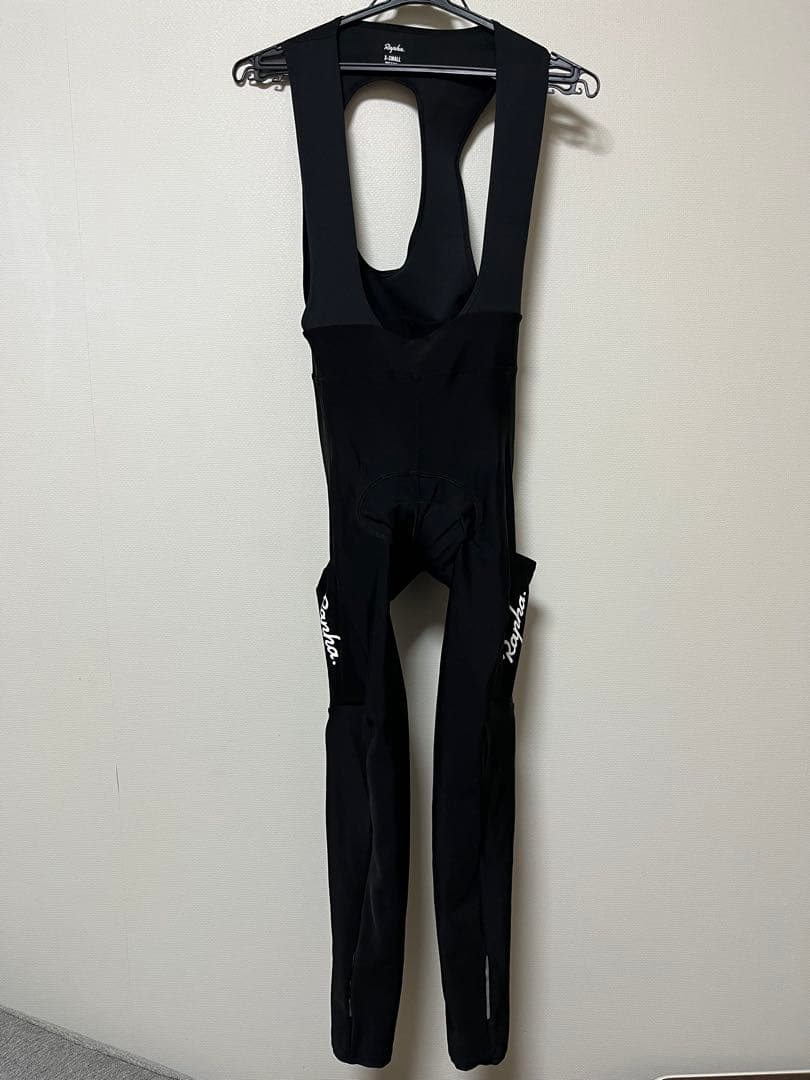 Rapha ブラック ビブタイツ ウィンター タイツ ウィズ パッド サイズXS