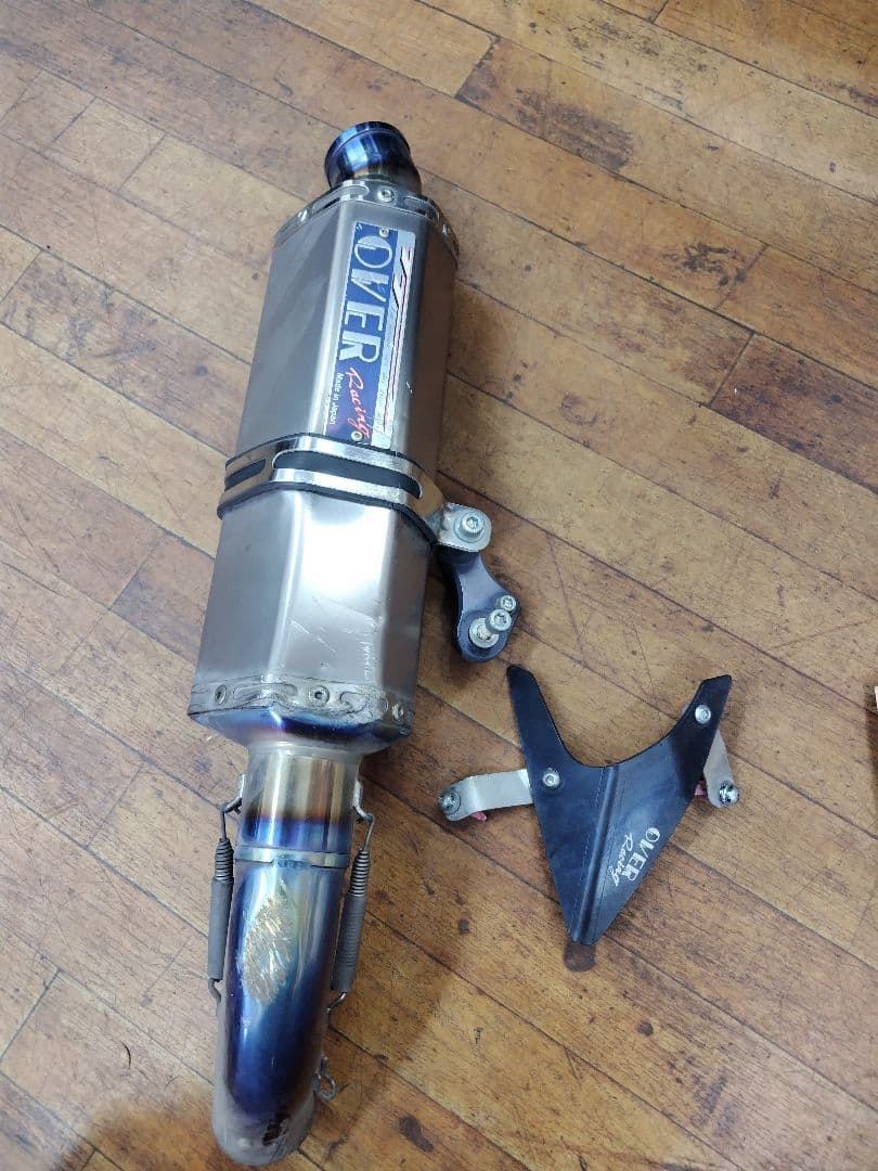 値下げしましたヤマハ YZF-R25 MT-25 オーバー　チタンスリップオン