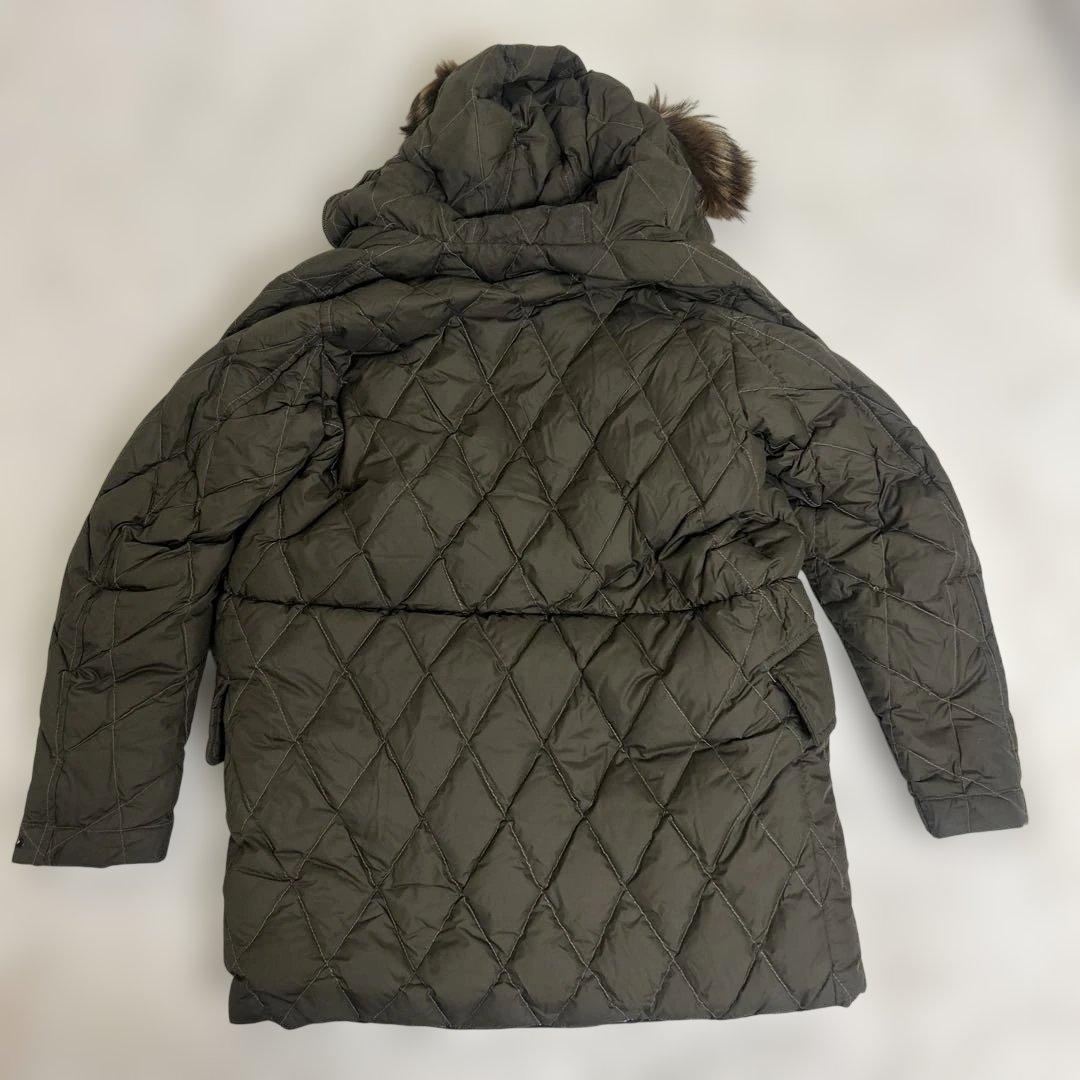 【美品】モンクレール アンドレ リバーシブルダウンコート ブラック　ファー　L