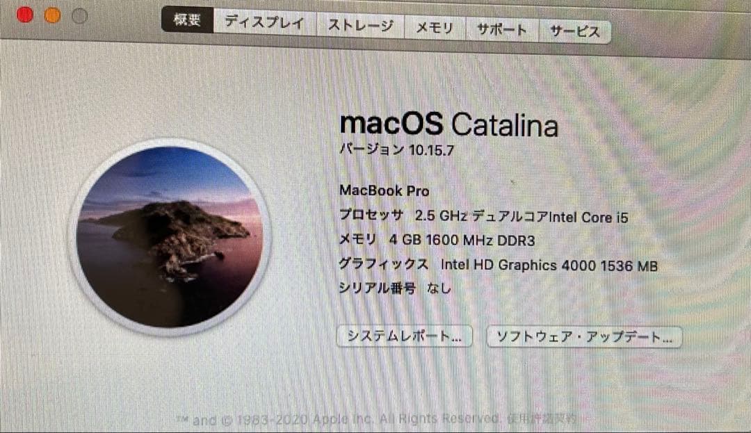 ［ジャンク品/匿名配送］MacBook Pro 2010
