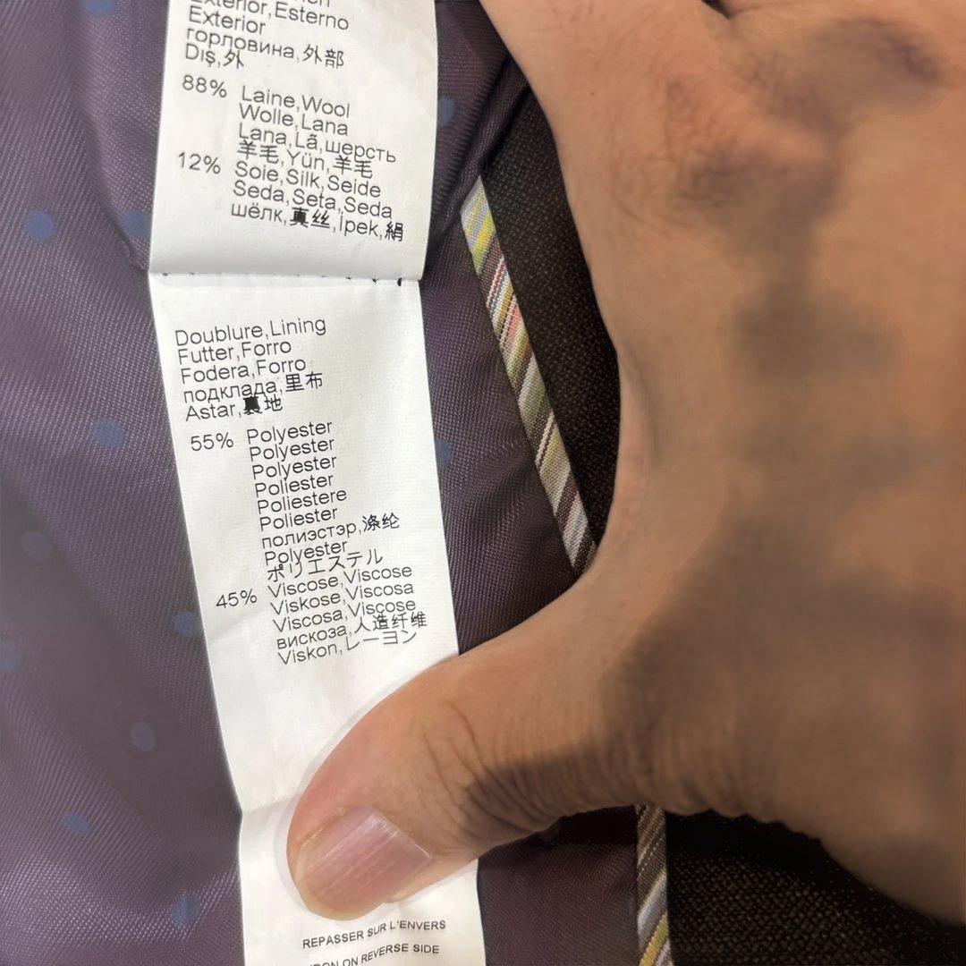 ポールスミス　ダークグレー フォーマルスーツ12A