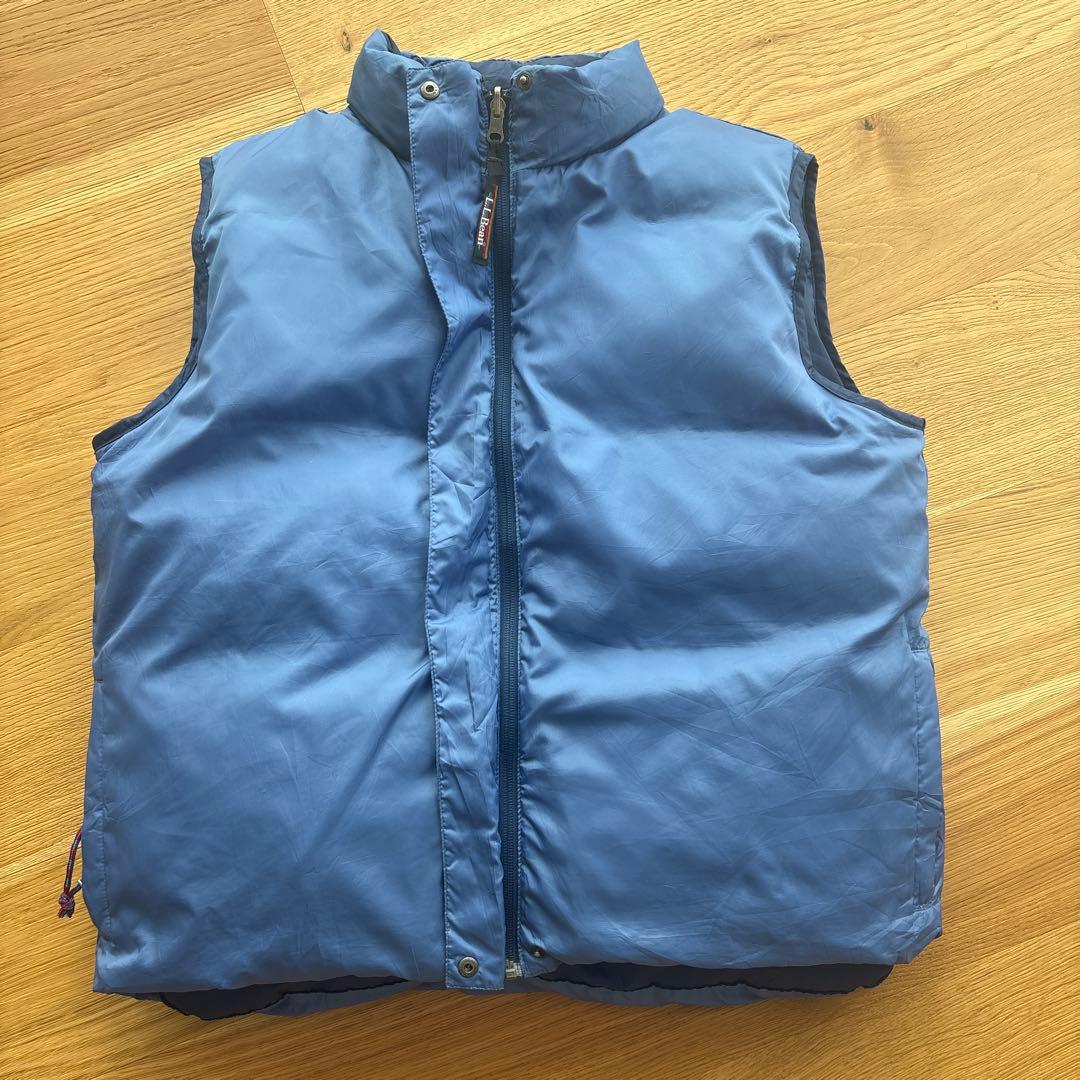 エルエルビーン　リバーシブル　ダウンベスト　ヴィンテージ　 90s 00s