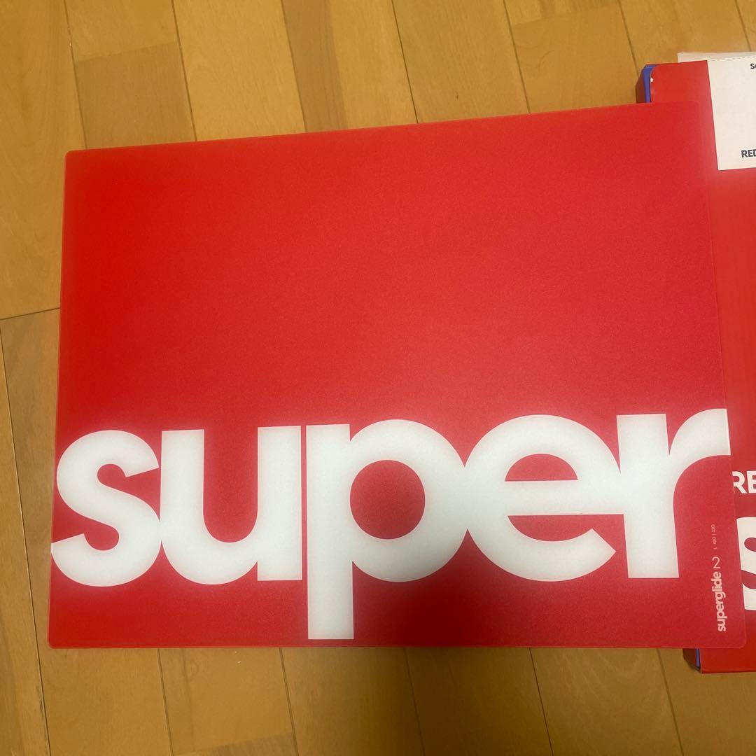 superglide glass Mousepad v2 赤 L 420×330