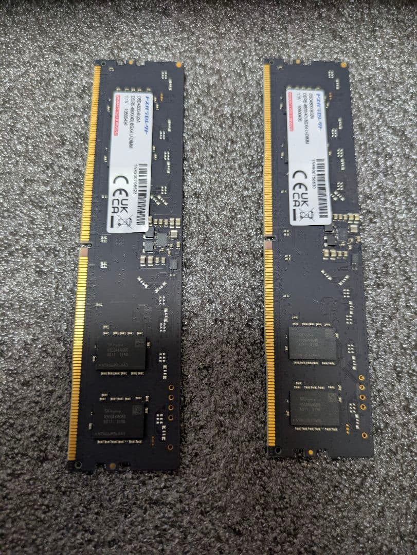 村*様 DDR5-4800 16GB（8GB×2） メモリ セット