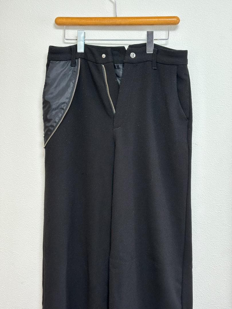 grancy リバースレイヤードデザインスラックス