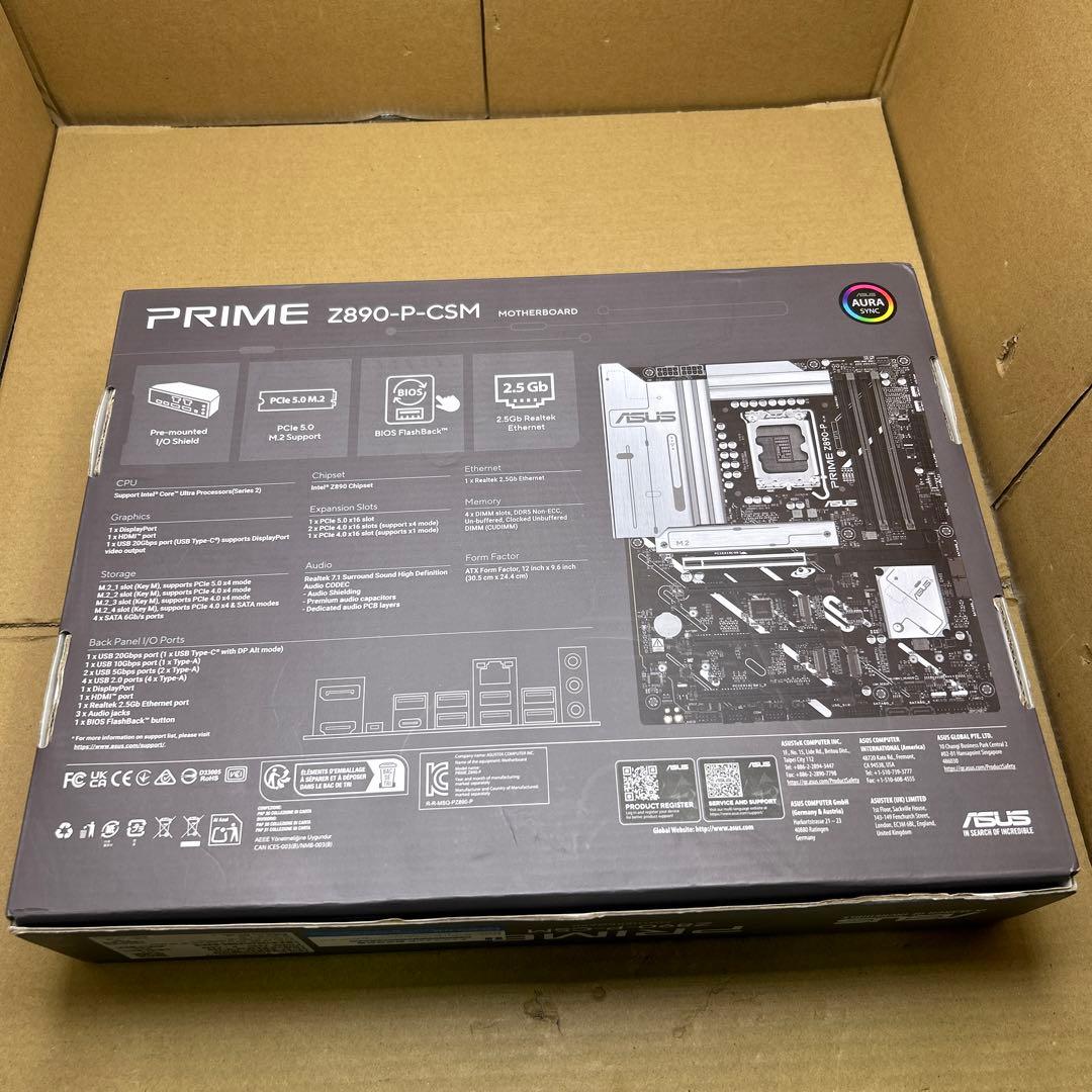 マザーボード ASUS PRIME Z890-P-CSM