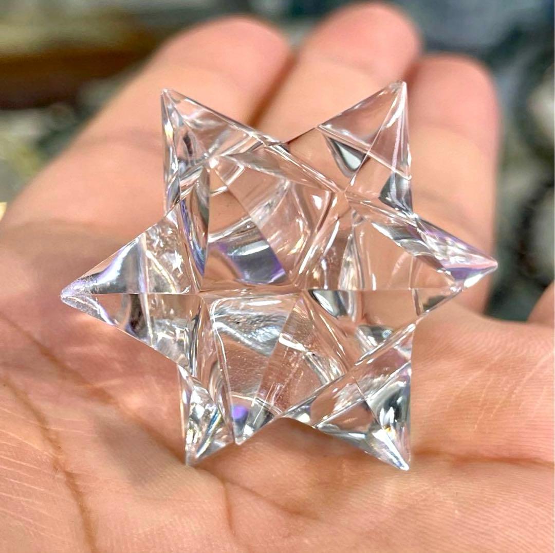 ガネーシュヒマール産ヒマラヤ水晶アステロイド　スーパーマカバスター43mm