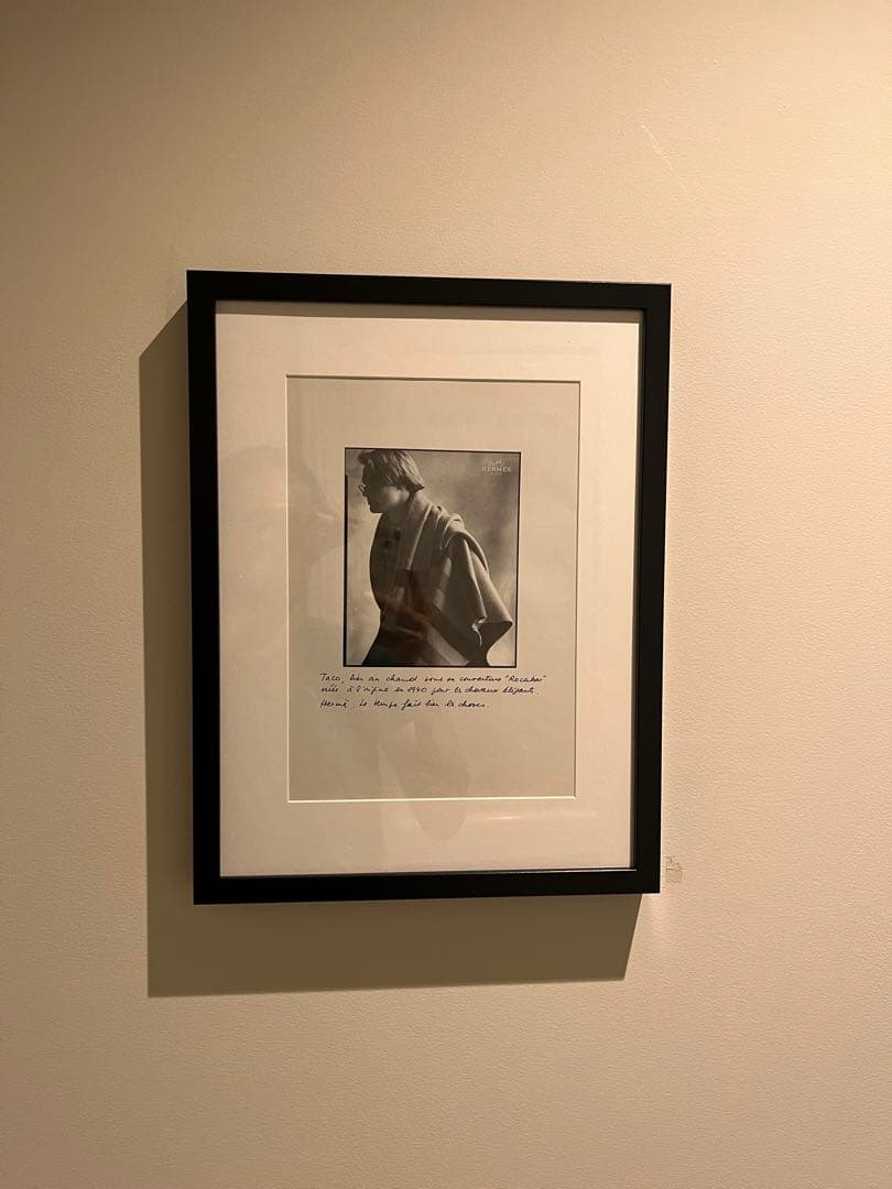 エルメス（HERMES）ビンテージ（ヴィンテージ）アドバタイジングポスター額付