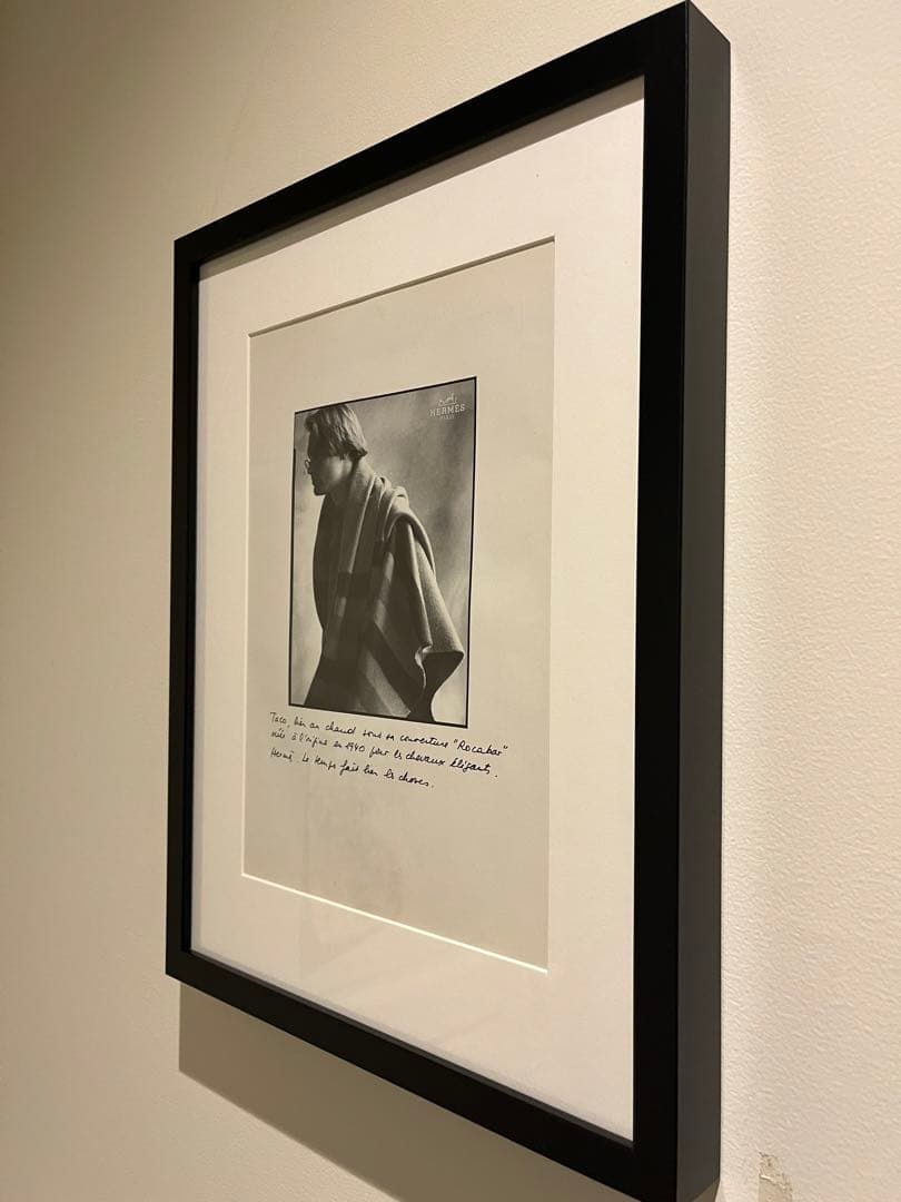 エルメス（HERMES）ビンテージ（ヴィンテージ）アドバタイジングポスター額付