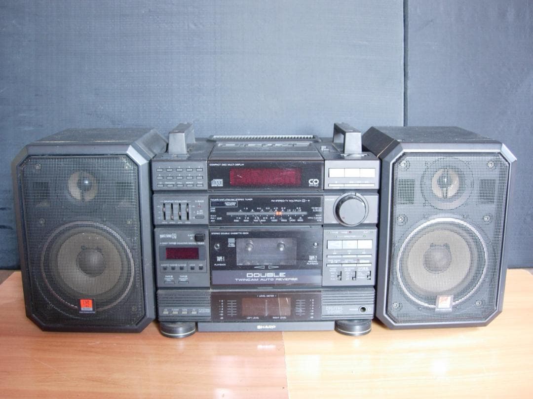 SHARP LIVE MINI CD-X15 通電確認済 ジャンク扱い