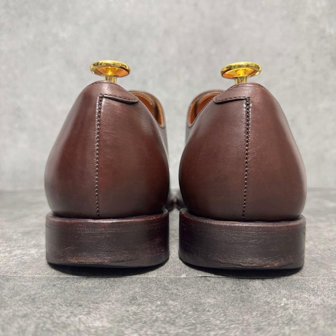 ジャランスリワヤ　ダブルモンク カーフレザー ブラウン 茶 革 【7】25cm