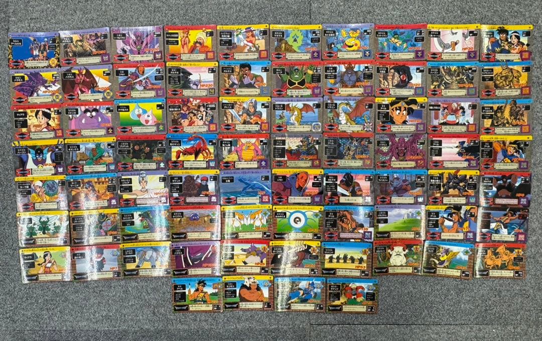 ドラゴンクエスト カードダス アベル伝説 被りなし 74枚 まとめ売り