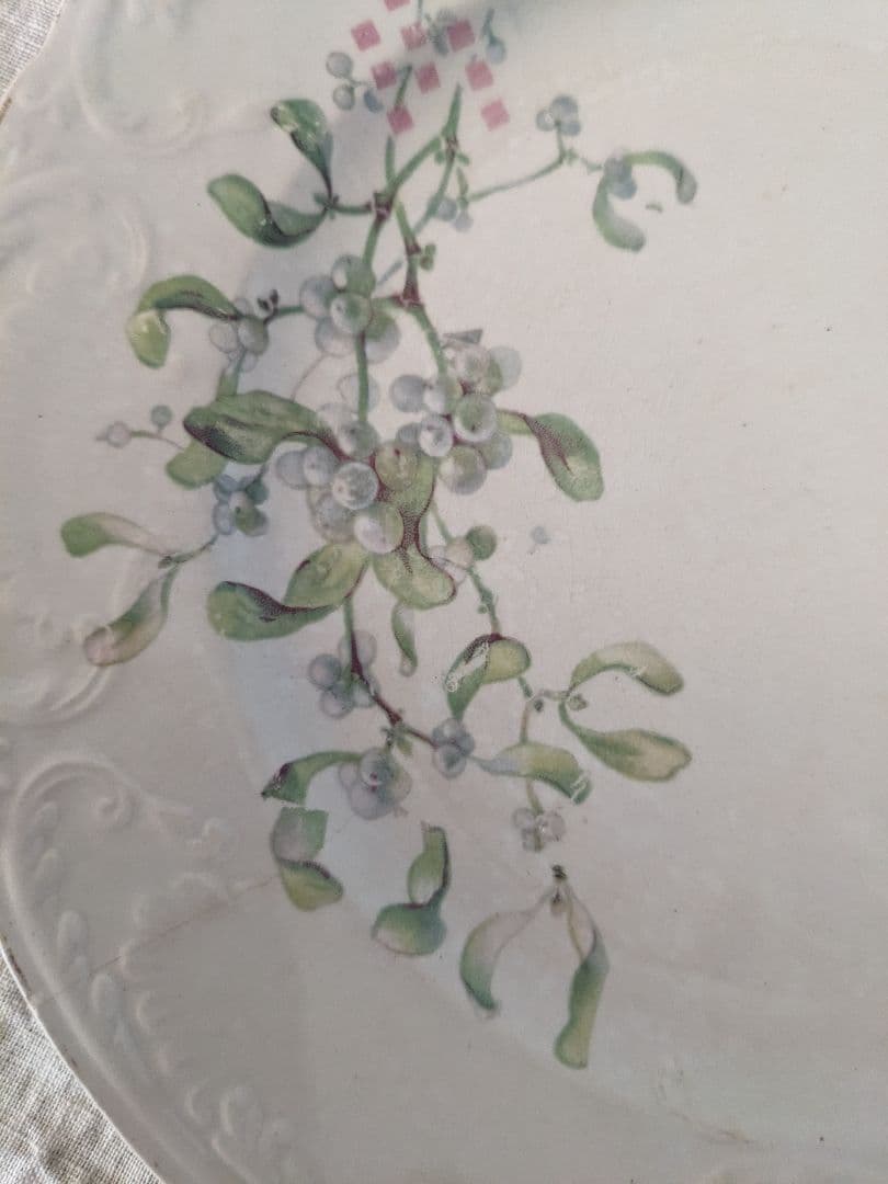 希少フランスアンティーク　サンタマン　ヤドリギ