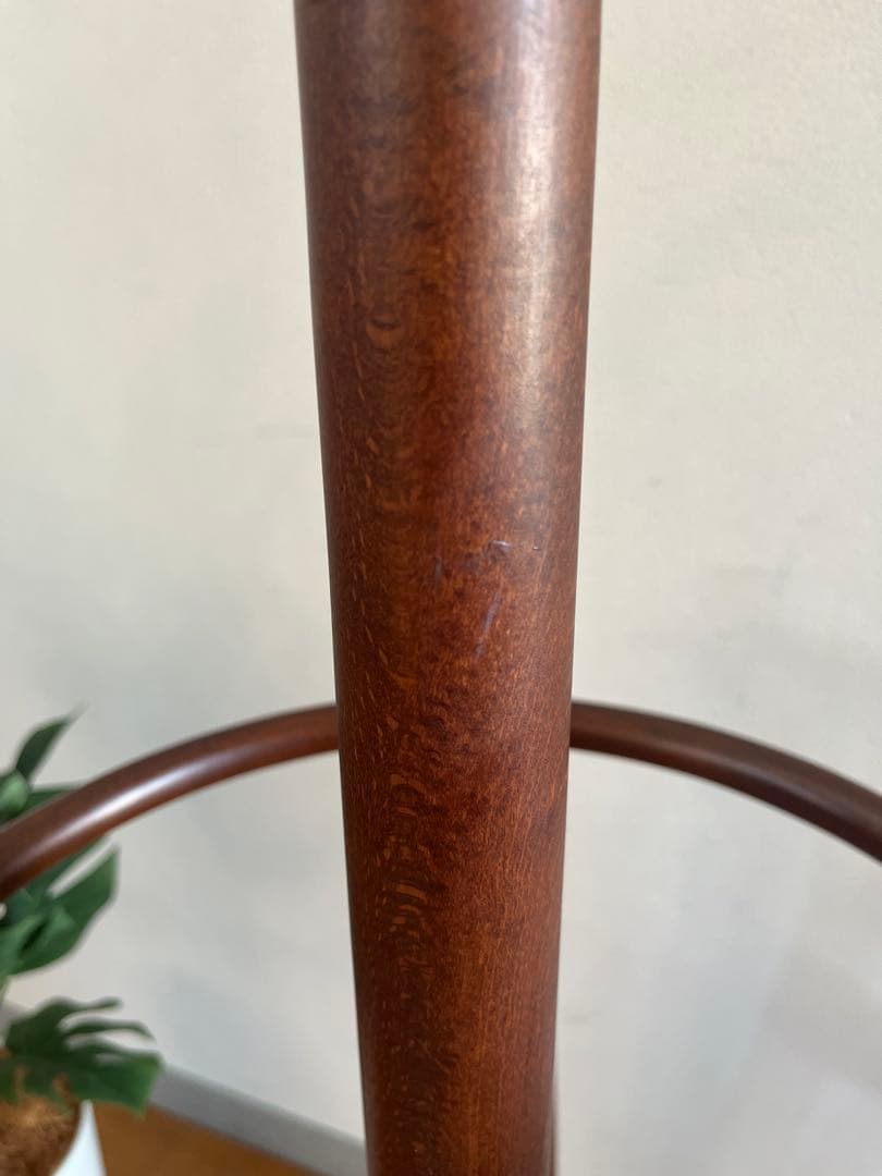 秋田木工　コートハンガー　曲木　レトロモダン　北欧スタイル　ヴィンテージ