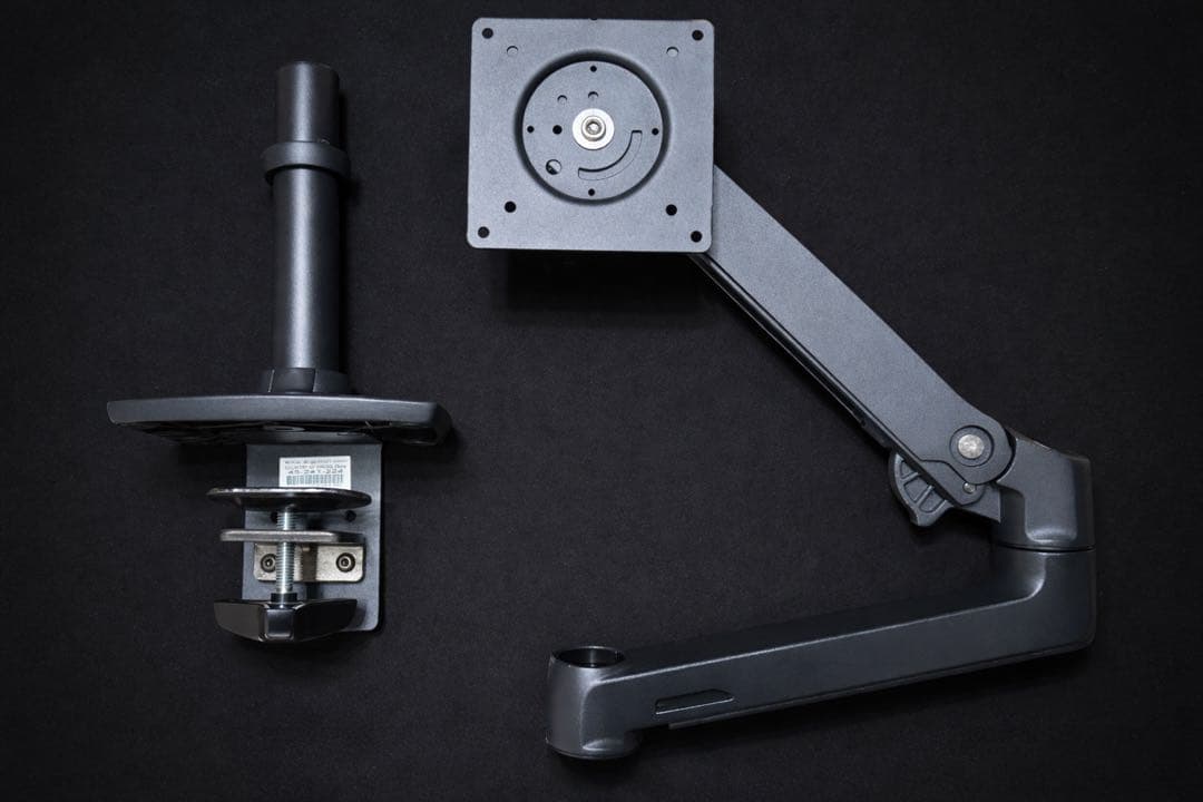 エルゴトロン LX モニターアーム デスクマウント マットブラック