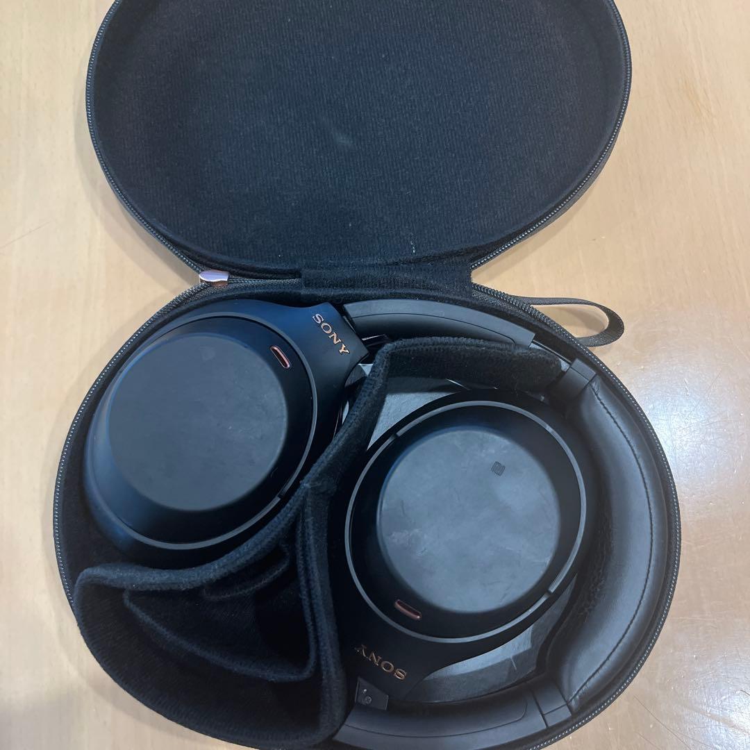 SONY ワイヤレスヘッドホン ブラック 使用感あり