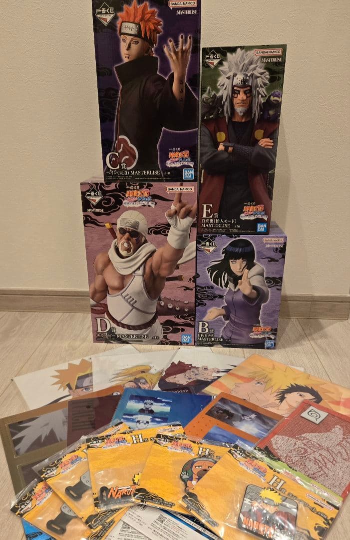 ナルト一番くじ　フィギュアセット